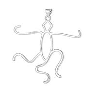 [Fpbiagoq] Fashionable Pendant Base Setting Jewelry Pendant Base Alloy Adjustable Setting for Necklace, m, As described, No Gemstone