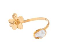 [Fpbiagoq] Gold Color Iron Starfish Cuff Punk Geometric Design Adjustable Arm Jewelry Unstructured Sea Star Shape for Women, フリーサイズ