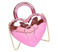 [Fpbiagoq] Handbag Heart Shape Shoulder Bag Crossbody Crossbody Satchel Multi-wear Options for Shopping and Travel Exist for Her, a
