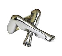 Fpbiagoq Handcrafted Geometric Rings Dating Rings Leg Shape Adjustable Finger Jewelry Alloy Texture for Everyday Use and Gift Retro Fashion Jewelry