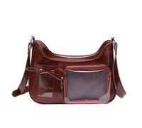 [Fpbiagoq] Japanese Style Itabag Lovely Shoulder Bag Clear Crossbody Bag Fashion Date Bag PU Leather Messenger Bag School Bag Japanese Style Crossbody Bag PU Leather Itabag Lovely Shoulder Bag Girl, a