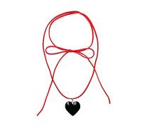 Fpbiagoq Knot Bow Necklace Elegant Y2K Bridal Collar Chain Adjustable Fashion Statement Jewelry Piece Korean Fashion Necklace Girls Women Neck Chain Sweater, 銀, As described, No Gemstone