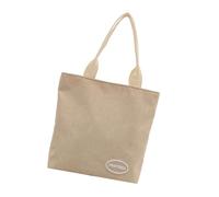[Fpbiagoq] Lightweight Corduroy Bag Student Lunch Bag with Safe Zipper Casual Handbag Fashionable Style Lovers, Khaki