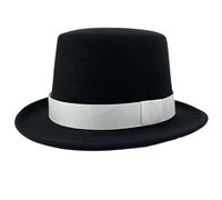 [Fpbiagoq] Luxury Carol Hat Victorian Hat Men's Groom Wears Hats for Themed Halloween Party for Comfort and Durability Magician Props