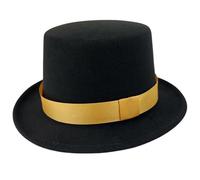 [Fpbiagoq] Luxury Carol Hat Victorian Hat Men's Groom Wears Hats for Themed Halloween Party for Comfort and Durability Magician Props