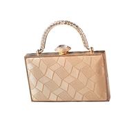 [Fpbiagoq] Luxury Rhinestone Scattered Handbag Evening Bag Casual Shoulder Wallet for Wdding Party Gown and Special Occasion Wedding Party Shoulder Bag, beige, (champagne)