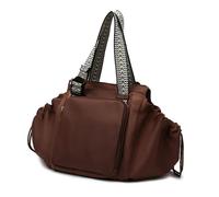 [Fpbiagoq] Mom Bag Multi Compartment Women Backpack Diaper Bag Splash Proof Travel Bag Lightweight Shoulder Bag Handbag Stylish Diaper Bag, Braun