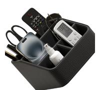 Fpbiagoq Practical Gift Remote Control Tray with Multi Section Layout to Keep Neat on Bedside or Practical Gift