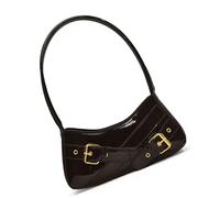 [Fpbiagoq] Punk Style Arm Pit Bag for Women Handbag Trendy Shoulder Bag Retro Underarm Underarm Bag Shopping Bag Fashion Commuter Bag, coffee