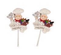 Fpbiagoq Resin Chefs Designs Wall Hooks Easy Installation Strong Sticky Utility Hangers for Renters and Homes Resin Bathroom Fasteners Denial Damage