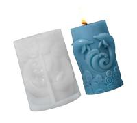 Fpbiagoq Sea Animal Silicone Candle Molds for Epoxy Resin Handmade Candle Soap Making 3D Carved