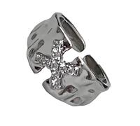 [Fpbiagoq] Set of 3 Adjustable Opening Star Finger Jewelry Alloy Texture Fashion Enthusiast Casual Wear