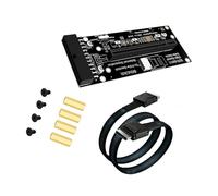 Fpbiagoq SFF-8612 to PCIE4.0 X16 Development Board Adapter GPU Dock 24Pin Power External Graphics Card Power Control Fast Speed Data Transfer