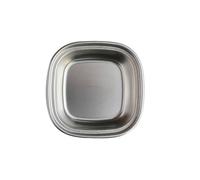 Fpbiagoq Stainless Steels Seasoning Dish 1/2/3/4 Compartment Divided Seasoning Sauce Dip Bowl Snacks Plate Condiment Tray Enduring Vinegar Plates