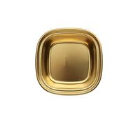 Fpbiagoq Stainless Steels Seasoning Dish 1/2/3/4 Compartment Divided Seasoning Sauce Dip Bowl Snacks Plate Condiment Tray Enduring Vinegar Plates