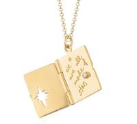 [Fpbiagoq] Star Jewelry Piece Copper Gold Plated Necklace and Gold Plated Moon and Star Necklace with Intricate Craftsmanship, フリーサイズ, As described, No Gemstone