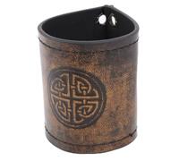 [Fpbiagoq] Traditional Costume Arm Guard Adjustable Armband History Medieval Arm Gauntlet Stage Performance Embossed Wristband for Women, As described