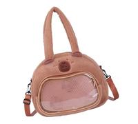 [Fpbiagoq] Unique Shoulder Bag Animal Plush Purse Handbag Casual Crossbody Bag Campus Life or Casual Gathering Unique Student Satchel for Daily Use