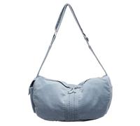 [Fpbiagoq] Women's Jean Shoulder Handbag Spacious, blue (pale)