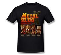 FPBQSSMV Novelty Game Metal Slug X T Shirt Black XXL