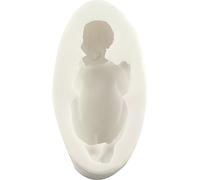 FPC Sugarcraft Baby Silicone Mould | 'Baby Sweet Dreams' | White | Platinum Cure Silicone Rubber | Craft Mould | Mould | Irregular Shape
