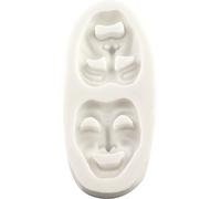 FPC Sugarcraft Comedy and Tragedy Masks, Cake Decorating Mold, Mask Mold, Silicone, Handmade, Silicone Rubber Construction