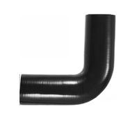 FPeiMA 90 Degree Silicone Hose Coupler, 9.5-54MM Intercooler Tube, 150x150MM, Black, 1pc(32mmx42mm)