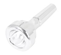 FPHADO B Flat Cornet Mouthpiece Silver Plated Mouthpiece Brass 4B Mouthpiece Brass Instrument Accessories