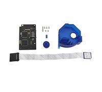 FPHADO DC V5.15B GDEMU Optical Drive Simulation Board for DreamCast and Colorful Remote SD Card Mount Kit for GDEMU(Blue)