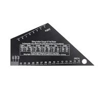 FPHADO Fret Leveling Tool Guitar Neck Fingerboard Measuring Ruler Stainless Steel Fret Rocker Guitar Luthier Tool
