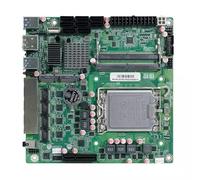 FPHADO Mini ITX B760 NAS Motherboard Home Processor LGA1700 CPU 2xDDR5 4xi226 2.5G 2xM.2 NVME 8xSATA Qnas Firewall Server