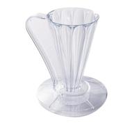 FPHADO Petal Filter Cup, Coffee Filter Paper, 27 Degree Filter Cup, One Serving, Hand Brewed, Drip Transparent