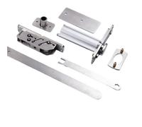 FPJQOBJC Heavy Duty 360 Degree Rotating Pivot Hinge For Invisible Door 500KG Capacity Floor Spring Top Bottom Pivot Hardware(90 degree return)