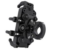 FPN Bike Phone Mount Holder - [Dual Vibration Dampener] [Aluminum Alloy Handlebar Clamp] Anti-Vibration Bicycle Phone Holder Mount for iPhone 16/15/14/13 Pro Max, 4.7-7" Phones