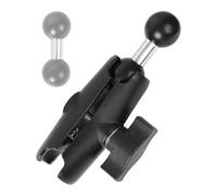 FPN Double Socket Arm with 1" Double Ball Adapter Compatible with RAM B Size Mounts, 360° Rotation Extension Rod for Phone Holder, Tablet Mount, for Bike, Motorcycle, Truck (5.5" Middle Adapter)