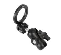 FPN Magnetic Phone Holder Base for RAM Mounts, 1" (25mm) Ball Mount with Short Aluminum Alloy B Size Double Socket Arm, Compatible with Magsafe iPhone 17/16/15/14/13/12 Series