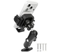 FPN Phone Mount Holder with Vibration Dampener for Boat Truck Car [Camera Friendly] [1s Lock & Release] [Aluminum AMPS Diamond Base & Medium Arm], Fits 4.7-7.2" Cell Phones