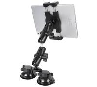 FPN Universal iPad Mount for Truck/Car, [Super Strong Suction Cups] Windshield Stand for iPad mini Air, iPad Pro 13 12.9 11, Galaxy tab, iPhone, 5-13" Devices