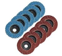 FPPO 2" 10PCS Grinding Wheel Flap Discs for 2-inch Mini Air Angle Grinder, For Metal Wood and Plastic polishing 80 Grit