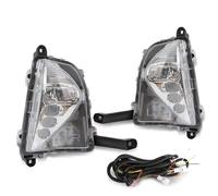 FPQOVV Assembly Fog Lamp Compatible With Toyota For Prius 2016 2017 2018 Fog Lamp Daytime Running Light Turn Signal With Wire Switch Driving Light