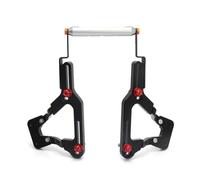 FPQOVV Motorcycle Phone Mount Compatible With For Nmax155 2020 2021 2022 2023 Motorcycle Black GPS Phone Navigation Bracket Mirror Holder Mount Accessories(22mm)