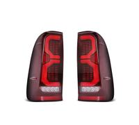 FPQOVV Side Outer Tail Light Compatible With Toyota For Hilux For Vigo 2006-2015 Rear Brake Warning Light Reverse Dynamic Turn Signal Taillamp 12V 1SET Taillight(Style A Red)