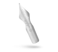 FPR #6 Chrome EF Ultra Flex - Custom Ground Fountain Pen Nibs w/Soft Ultra Flex Feel - Smooth Stainless Steel Flex Nib - Extra Fine Calligraphy Nibs for a Smooth Writing Experience