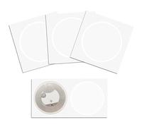 Fpreeza 100Pcs NFC Ntag216 Sticker Ntag216 NFC Tags NFC 216 Tag Ntag216 NFC Cards 13.56Mhz NFC Tag Stickers 888 Bytes Memory