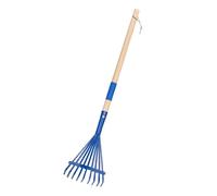 Fpreeza Children's Rake with Hardwood Handle and Cute Rake for Children, Garden Tool for Children Over 3 Years