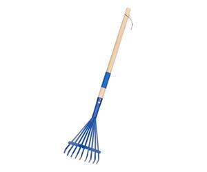 Fpreeza Children's Rake with Hardwood Handle and Cute Rake for Children, Garden Tool for Children Over 3 Years