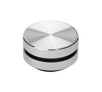 Fpreeza Portable Mini Bluetooth Speaker Turns Anything Into A Speaker Wireless Bone Conduction Induction Vibration Easy to Use (Silver)