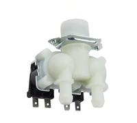 FPS-180A 1 in 2 out Water Inlet Valve, Compatible with LG, Washing Machine Valve, Compatible with Haier, Double Nozzle Head Valve AC220V
