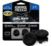 FPS Freek Galaxy Black for PlayStation 4 (PS4) and PlayStation 5 (PS5) Performance Thumbsticks, Compatible Controller Grip Performance, Galaxy Themed Thumbstick Covers (1 High-Rise, 1 Mid-Rise, Black)