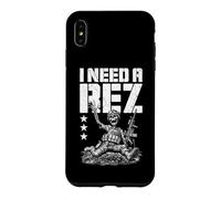 FPS Gamer Funny I Need A Rez Skeleton Military Video Game Case for iPhone XS Max
